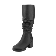 Wholesale Winter Knee-High Boots Heels Women Shoes
